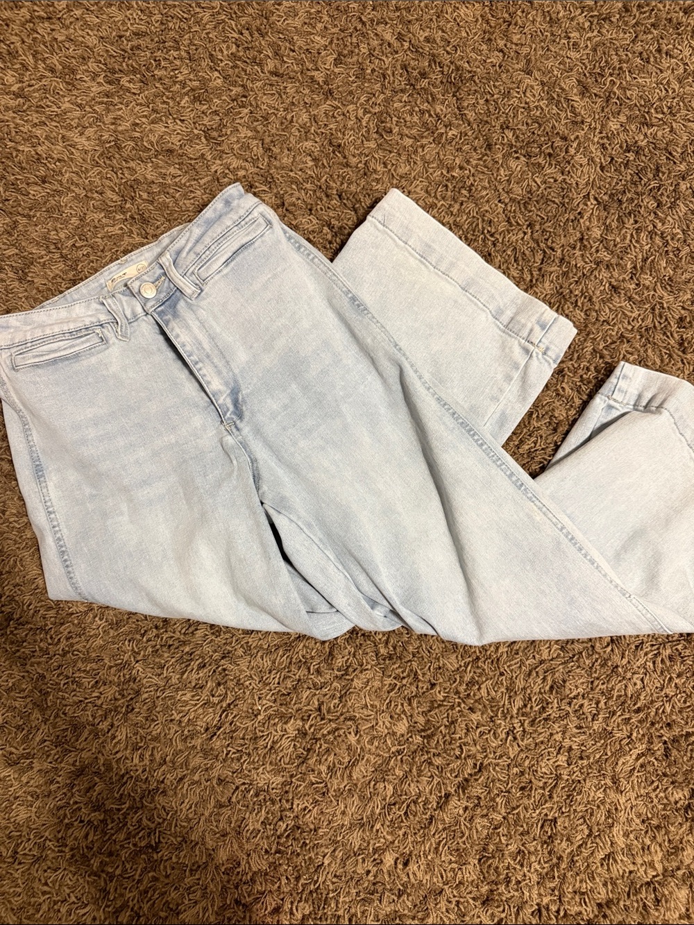 Oat New York Relaxed Jeans - Pale Blue